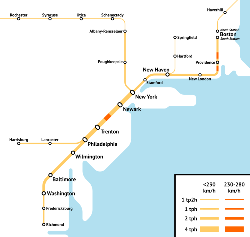 map of existing NEC